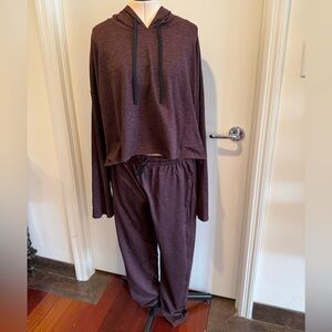 Bandier We Over Me Zen Hoodie and Jogger. Selling as a set. Sizes: XXL